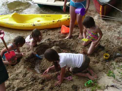 baby on beach